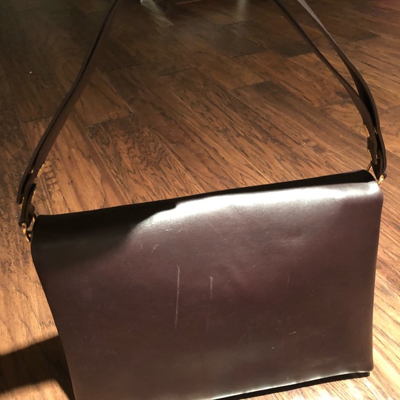 Celine Calf Skin Leather Blade Flap Shoulder Bag - Picture 5 of 8
